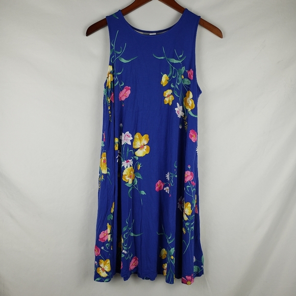 Old Navy Dresses & Skirts - Old Navy Round Neck ALine Hawaiian Dress M